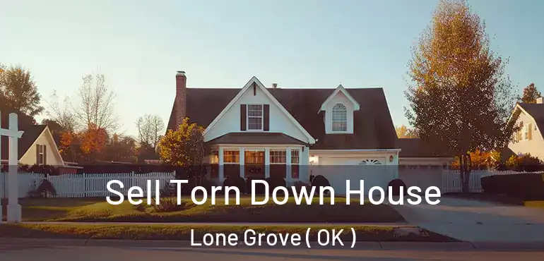  Sell Torn Down House Lone Grove ( OK )